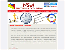 Tablet Screenshot of nsmauditing.com